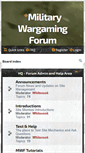 Mobile Screenshot of militarywargaming.com