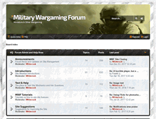 Tablet Screenshot of militarywargaming.com